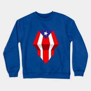 Puerto Rican Flag Crewneck Sweatshirt